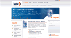 Desktop Screenshot of facturier.ro