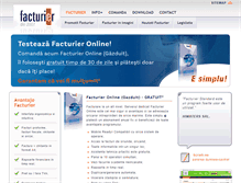 Tablet Screenshot of facturier.ro